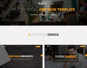Magic - Multipurpose Onepage Joomla 5 Template