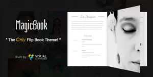 MagicBook - A 3D Flip Book WordPress Theme