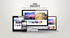 Magify - A Blog/Magazine Theme for Drupal