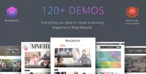 Magneto - ECommerce Multi Concept Newspaper / News / Magazine / Blog WordPress Theme