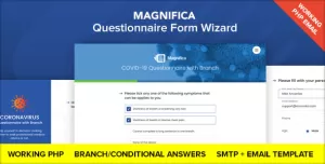 Magnifica - Coronavirus Questionnaire Form Wizard