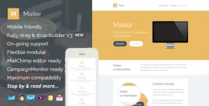 Mailer, Responsive Email Template + Builder Access
