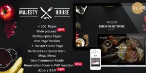 Majesty - Responsive Restaurant HTML5 Template