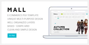 Mall — Multipurpose eCommerce PSD Template