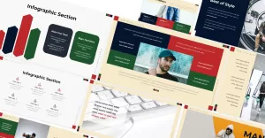 Man Style Fashion Powerpoint Template - TemplateMonster