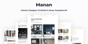Manan - Interior Designer Elementor Template Kit