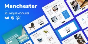 Manchester Email-Template + Online Builder