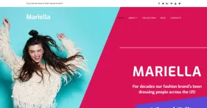 Mariella - Fashion Moto CMS 3 Template - TemplateMonster