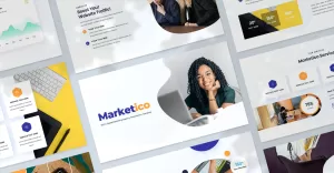 Marketico - SEO and Digital Marketing Agency Presentation PowerPoint Template