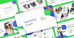 Marketing Create Real Marketing PowerPoint Template