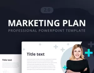 Marketing Plan 2.0 PowerPoint template - TemplateMonster