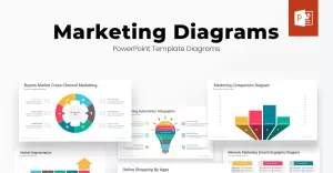 Marketing PowerPoint Diagrams Template - TemplateMonster