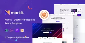 Markit  - Digital Marketplace React Next JS Template