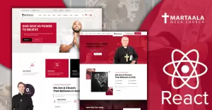 Martalaa Church and Multi Purpose React JS Website Template