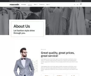 Mascoolin - Fashion Store Elementor Template Kit