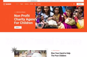Masden - Charity & Donation Elementor Template Kit