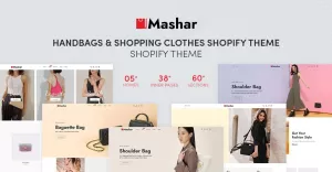 Mashar - Handbags & Shopping Clothes Responsive Shopify Theme