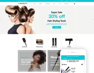 Master Cut - Beauty Clean Shopify Theme - TemplateMonster