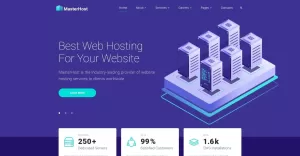 MasterHost - Hosting Multipage Clean HTML Bootstrap Website Template