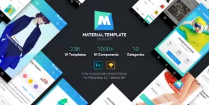 Material Template UX/UI Kit