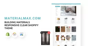 Materialmax - Building Materials Responcive Clear Shopify Theme