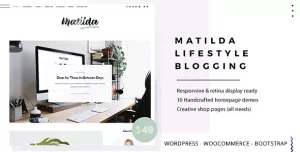 Matilda  Lifestyle Minimal WordPress Blog Theme