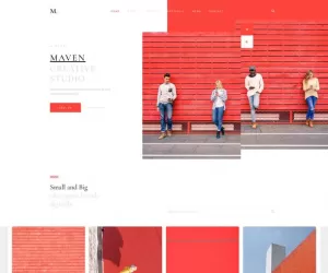 Maven - Business  Agency Elementor Template Kit
