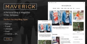 Maverick - Multipurpose HTML Blog Magazine
