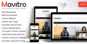 Mavitro - News & Magazine Blogger Template