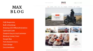 Max Blog - Personal Blog HTML Template