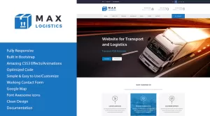 Max Logistics - Transport and Logistics HTML Template - Themes ...