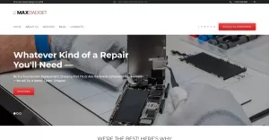MaxGadget - Computer Maintenance & Electronics Repair WordPress Theme