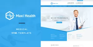 Maxi Health - Responsive HTML Template