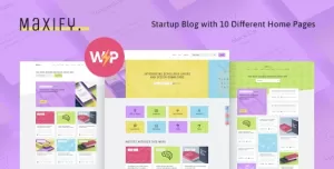 Maxify  Startup & Business News WordPress Blog Theme