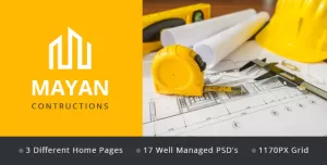 MAYAN Constructions - PSD web template