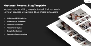Maytown - Personal Blog Template