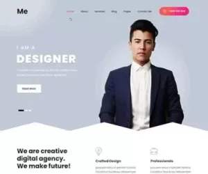 Me - Resume WordPress Theme for vCard and personal  SKT Themes