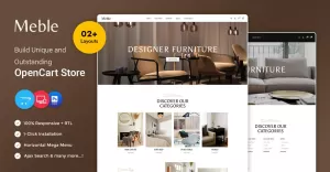 Meble - The Furniture, Home Decor en Interior OpenCart Responsive Theme