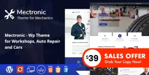 Mectronic - WordPress Theme for Car Repair Center