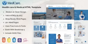 Medcare - Health care & Medical HTML Template