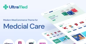 MedCare - Zacht en responsief WooCommerce-thema voor apotheken