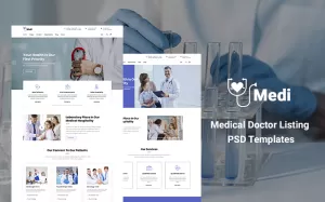 Medi - Medical Doctor Listing PSD Template - TemplateMonster