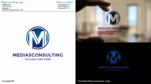 Media - Consulting Letter M Logo - Logos & Graphics