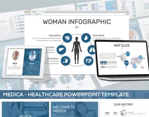 Medica - Healthcare PowerPoint template - TemplateMonster