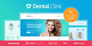 Medical and Dentist WordPress Theme - Dental Clinic