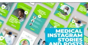 Medical Instagram Stories And Posts Premiere Pro Templates