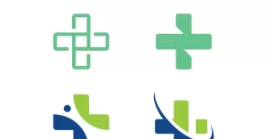 Medical Logo sign  template vector illustration design V9