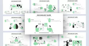 Medical Psychology Vector Infographic Keynote Template