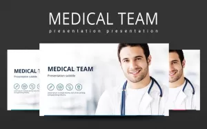 Medical Team PowerPoint template