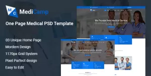 MediCamp Medical PSD Template